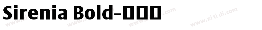 Sirenia Bold字体转换